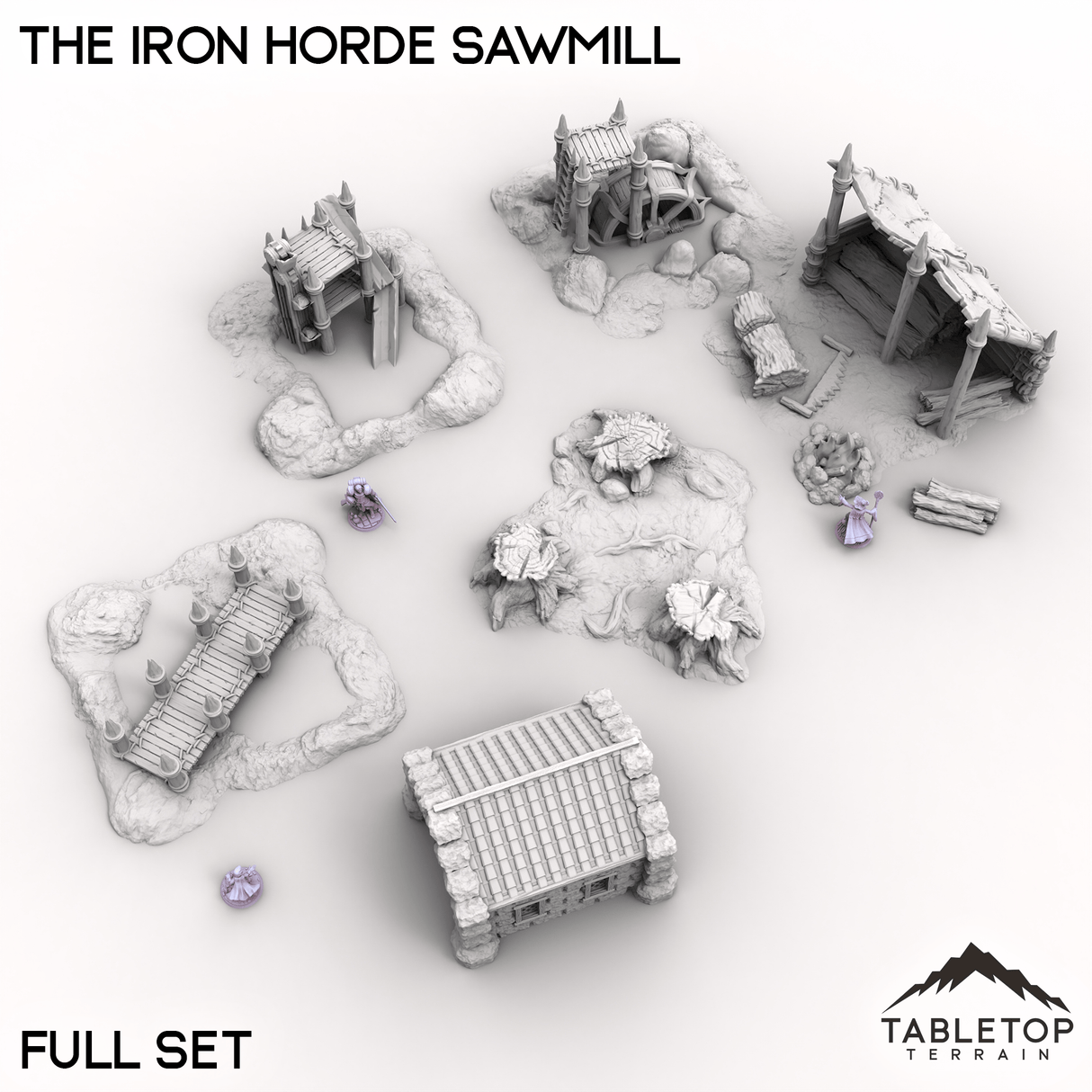 Tabletop Terrain Terrain The Iron Horde Sawmill