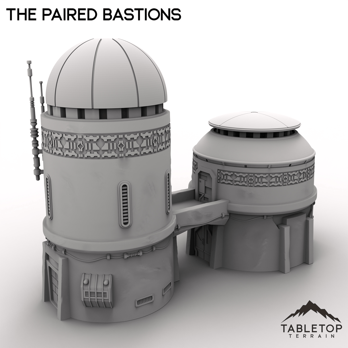 Tabletop Terrain Terrain The Paired Bastions