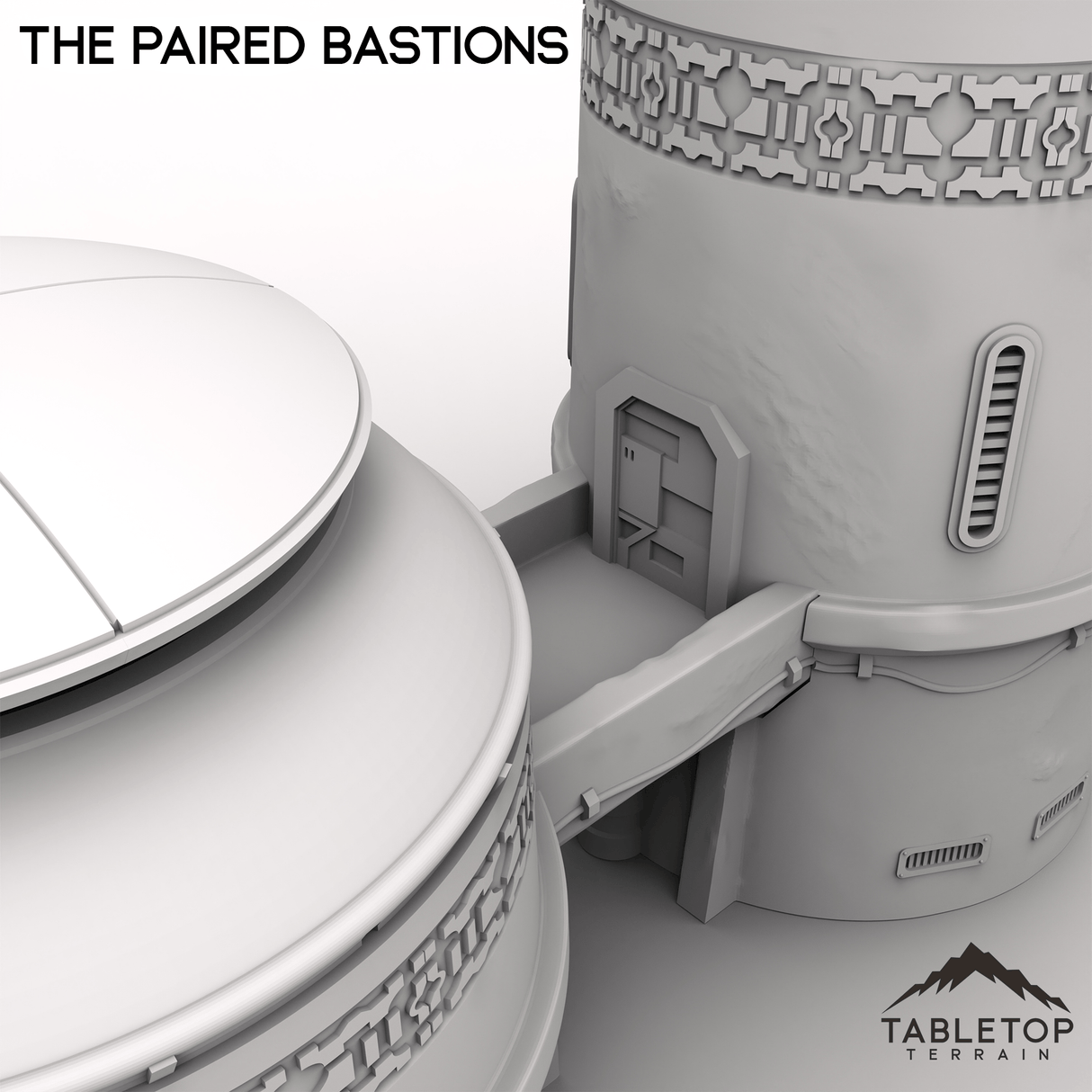 Tabletop Terrain Terrain The Paired Bastions