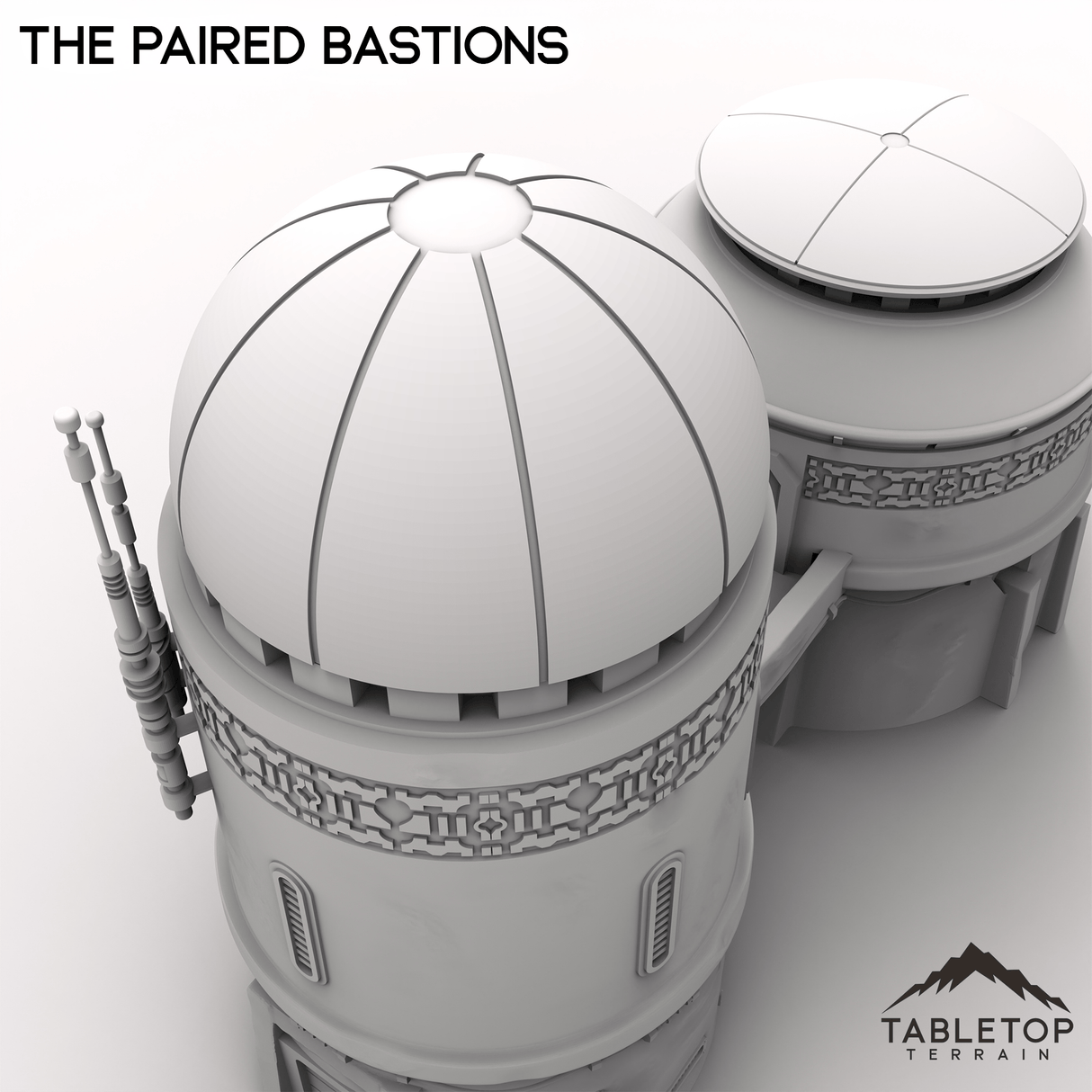 Tabletop Terrain Terrain The Paired Bastions