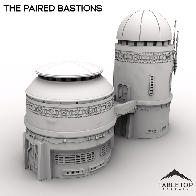 Tabletop Terrain Terrain The Paired Bastions