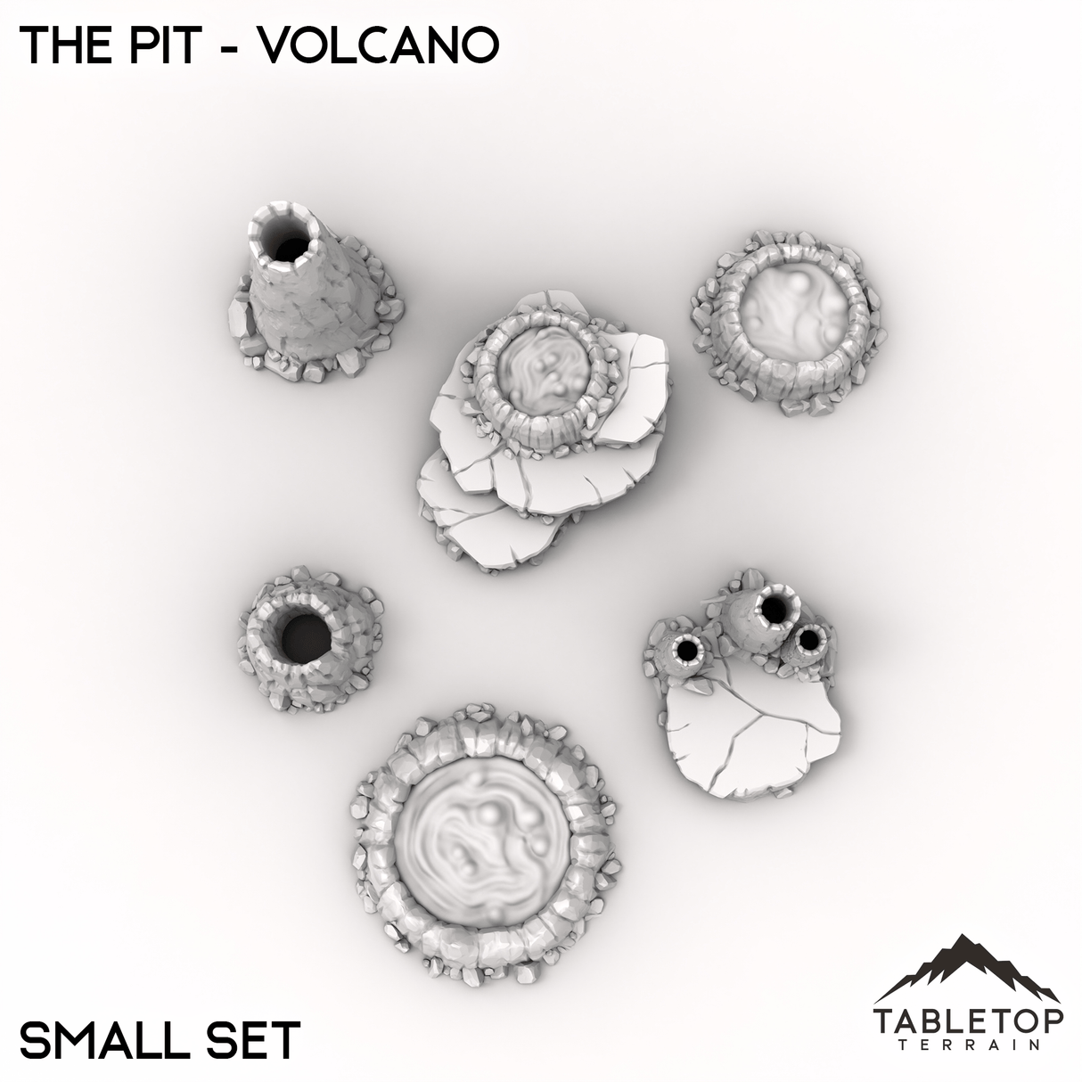Tabletop Terrain Terrain The Pit - Volcano