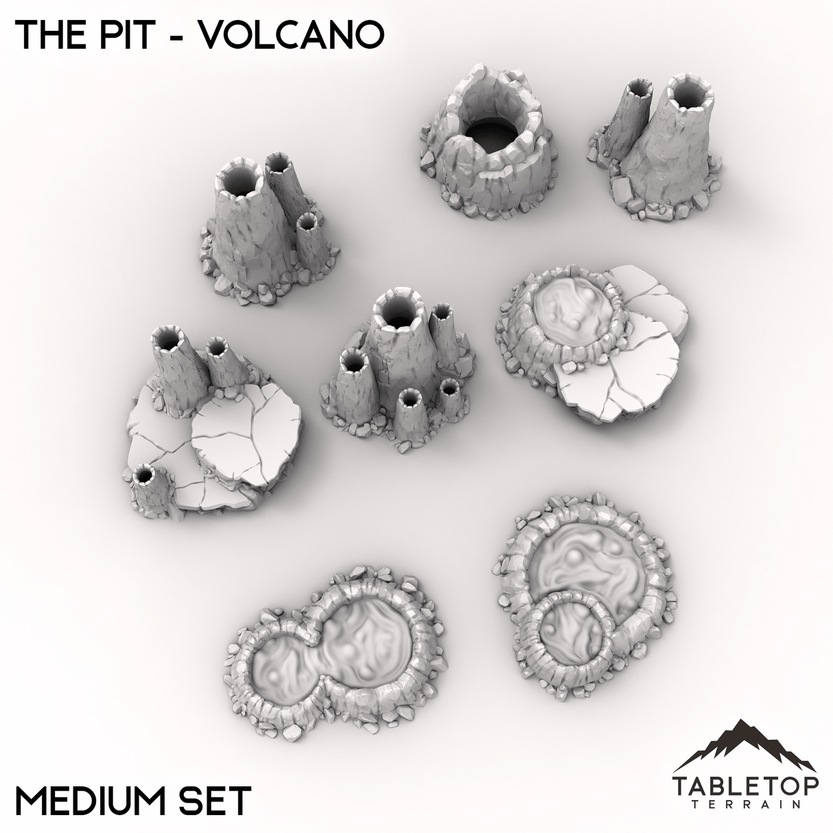 Tabletop Terrain Terrain The Pit - Volcano