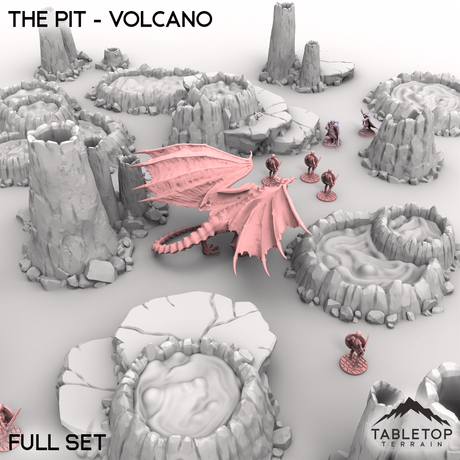 Tabletop Terrain Terrain The Pit - Volcano