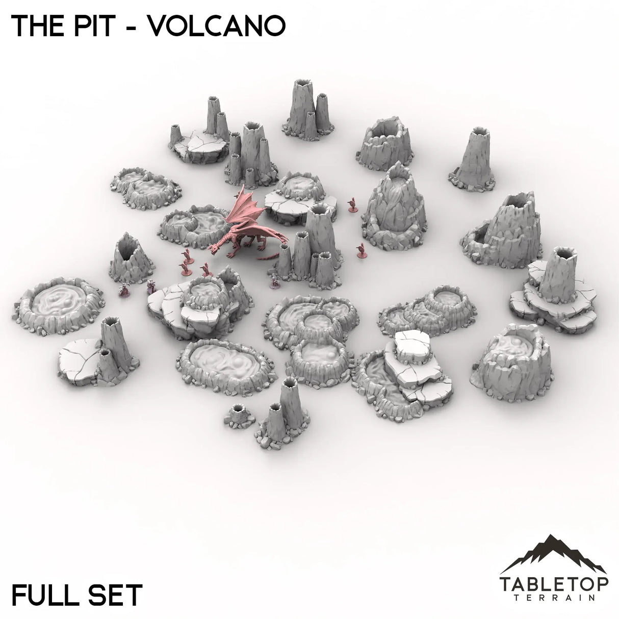 Tabletop Terrain Terrain The Pit - Volcano