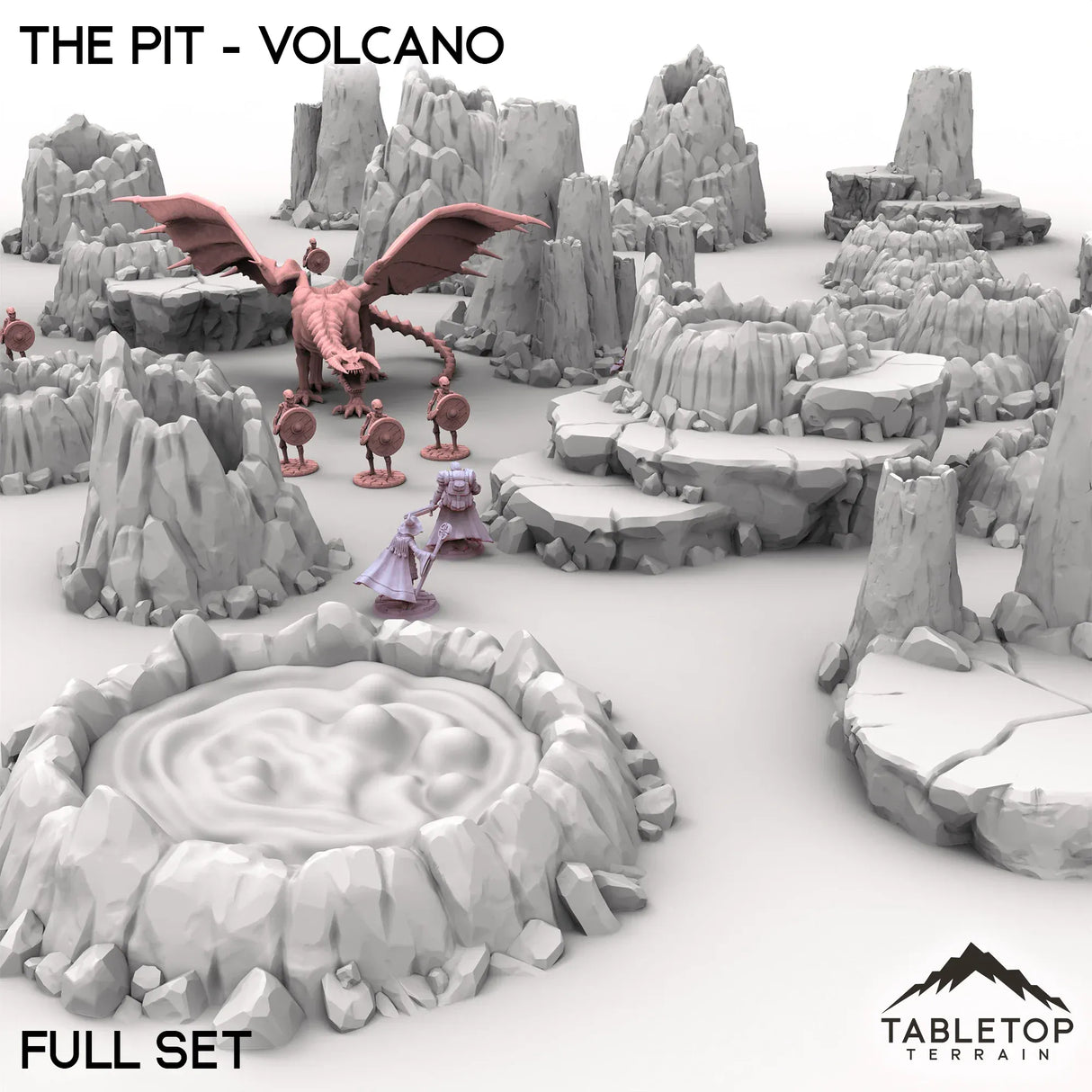 Tabletop Terrain Terrain The Pit - Volcano