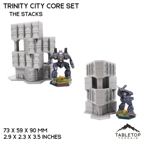 Tabletop Terrain Terrain The Stacks HEXTECH Trinity City Core Set - 6mm