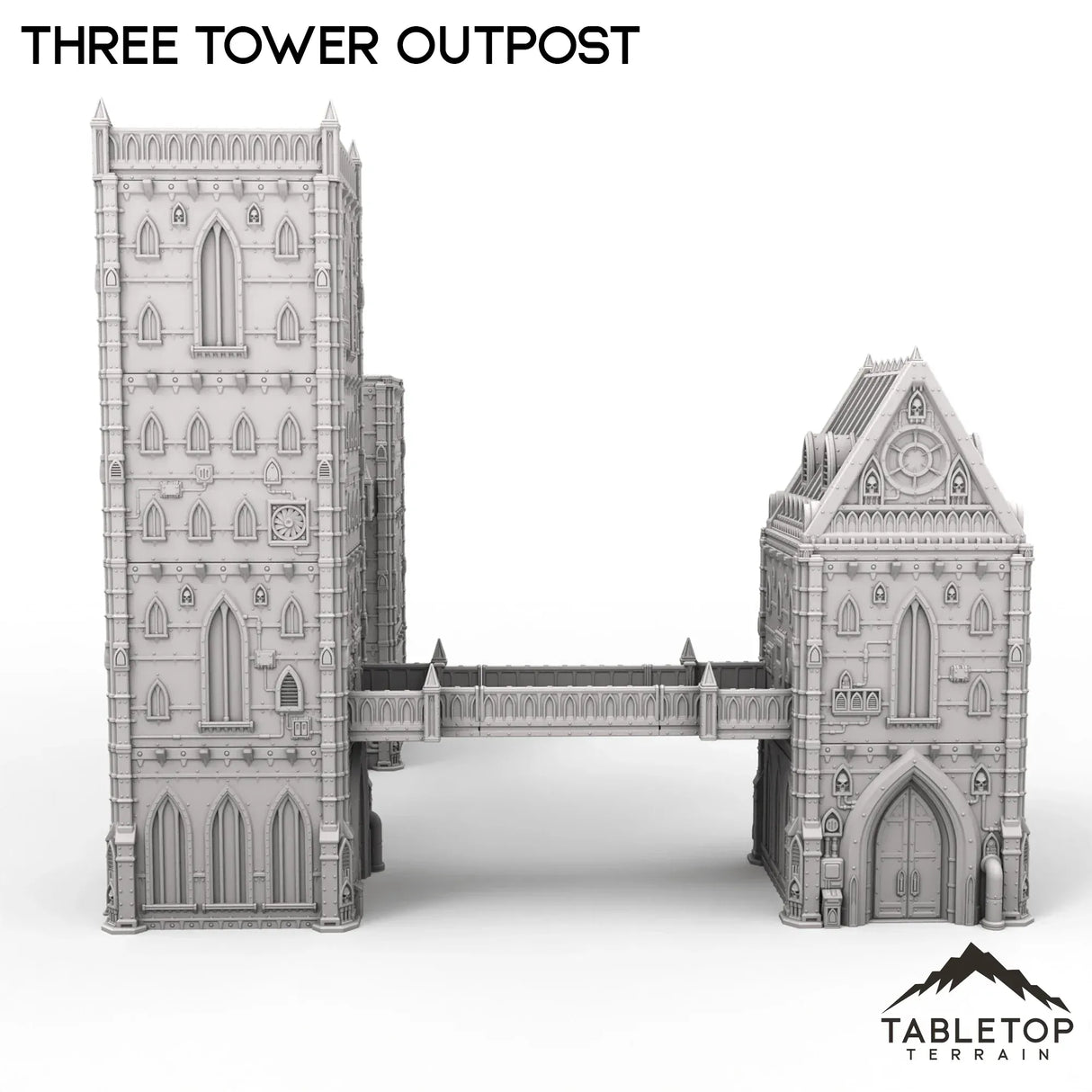 Tabletop Terrain Terrain Three Tower Outpost- Caelum Turrim #3