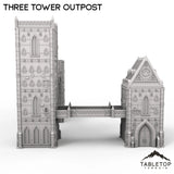 Tabletop Terrain Terrain Three Tower Outpost- Caelum Turrim #3