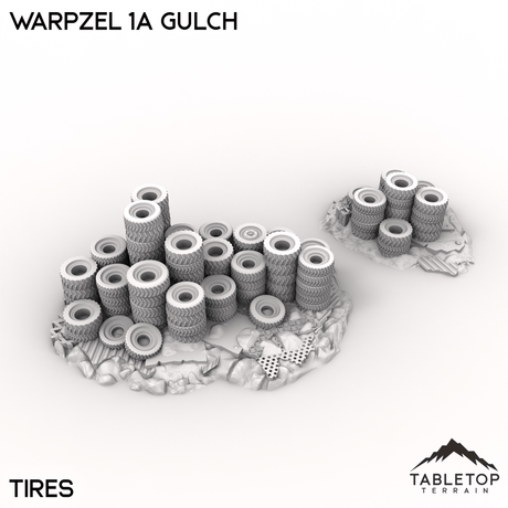Tabletop Terrain Terrain Tires / 32mm Warpzel 1A Gulch