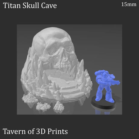 Tabletop Terrain Terrain Titan Skull Cave - Fantasy Terrain