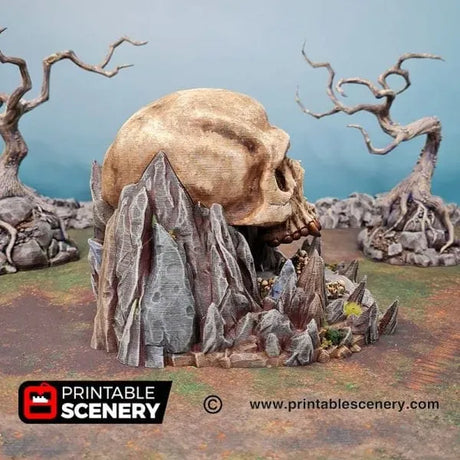 Tabletop Terrain Terrain Titan Skull Cave - Fantasy Terrain