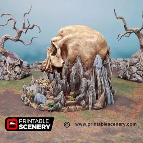 Tabletop Terrain Terrain Titan Skull Cave - Fantasy Terrain