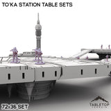 Tabletop Terrain Terrain To'ka Station Table Sets