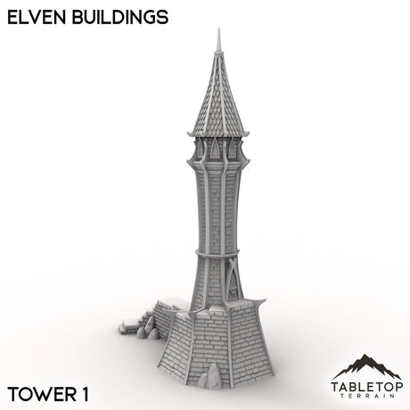 Tabletop Terrain Terrain Tower 1 / 32mm Elven Buildings