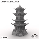 Tabletop Terrain Terrain Tower / 32mm Oriental Buildings