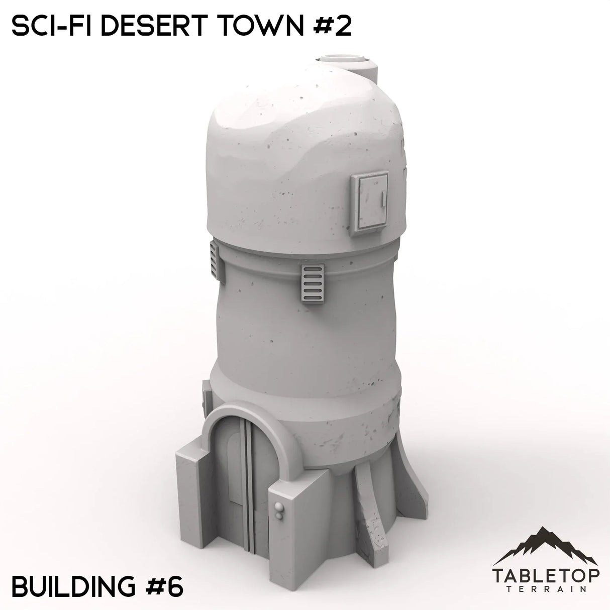Tabletop Terrain Terrain Tower / 32mm Sci-Fi Desert Town #2