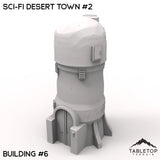 Tabletop Terrain Terrain Tower / 32mm Sci-Fi Desert Town #2