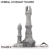 Tabletop Terrain Terrain Tower 4 / 32mm Umbral Covenant Towers