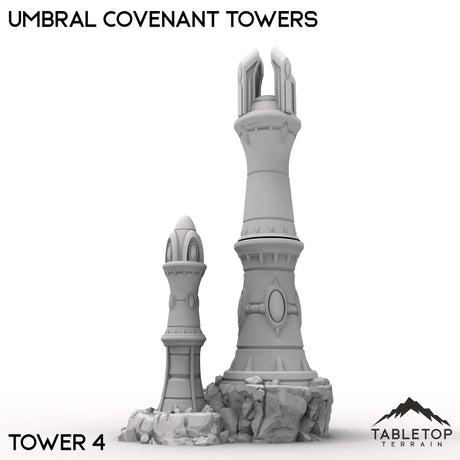 Tabletop Terrain Terrain Tower 4 / 32mm Umbral Covenant Towers