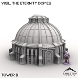 Tabletop Terrain Terrain Tower B / 28/32mm Vigil, the Eternity Domes