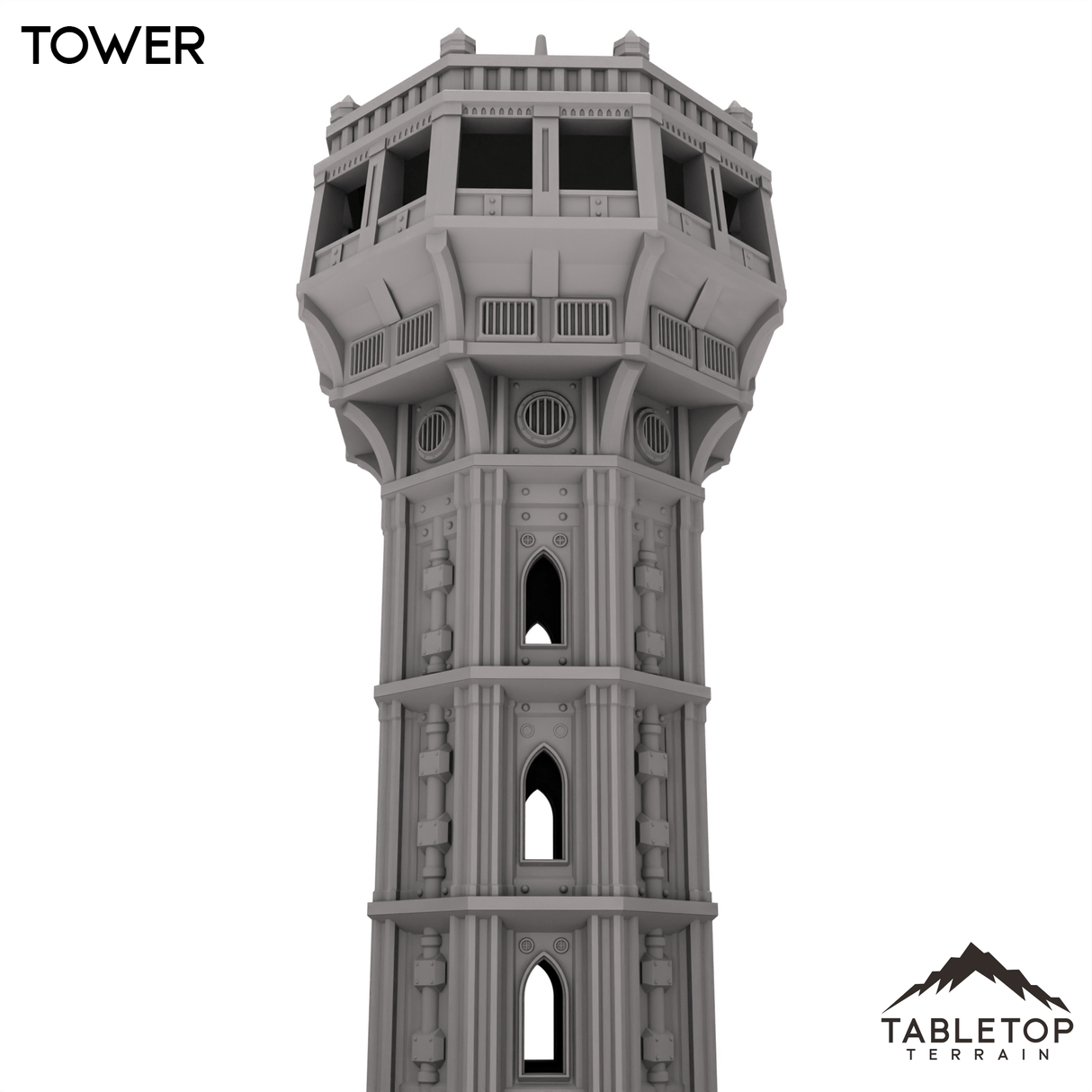 Tabletop Terrain Terrain Tower - Phoebian V Airfield