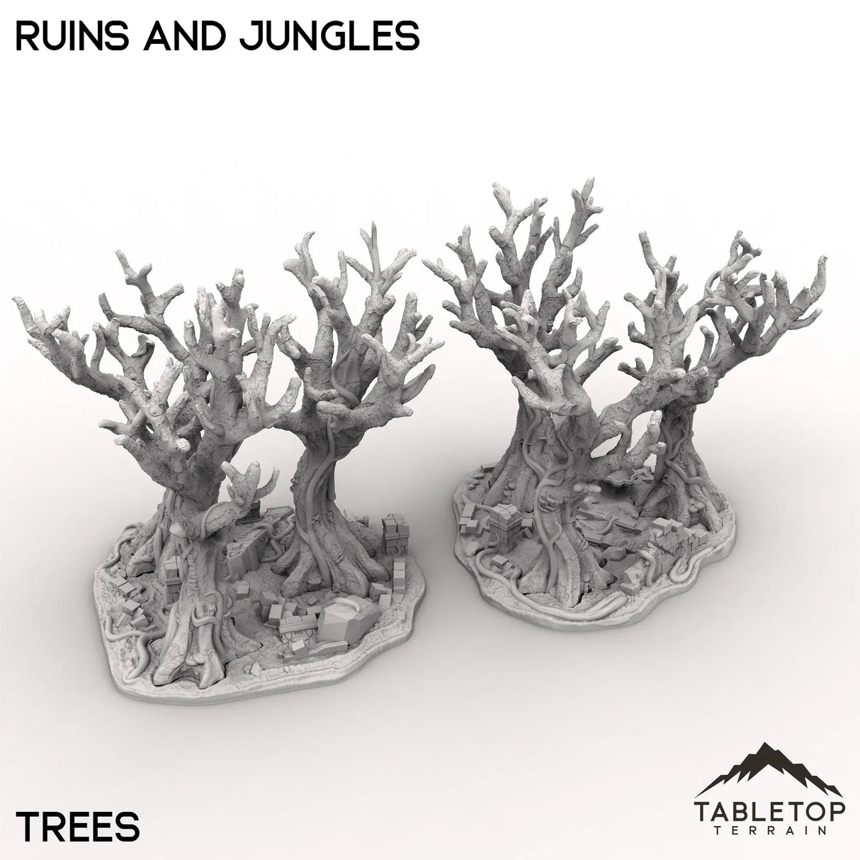 Tabletop Terrain Terrain Trees / 32mm Competitive Fantasy Ruins and Jungles