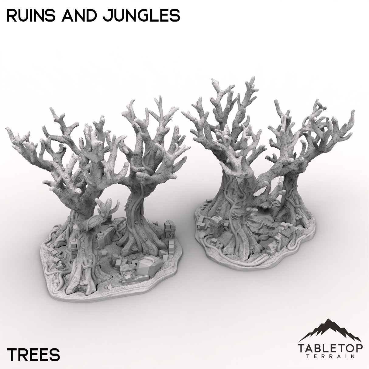 Tabletop Terrain Terrain Trees / 32mm Ruins and Jungles