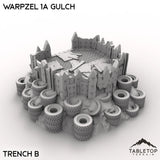 Tabletop Terrain Terrain Trench B / 32mm Warpzel 1A Gulch
