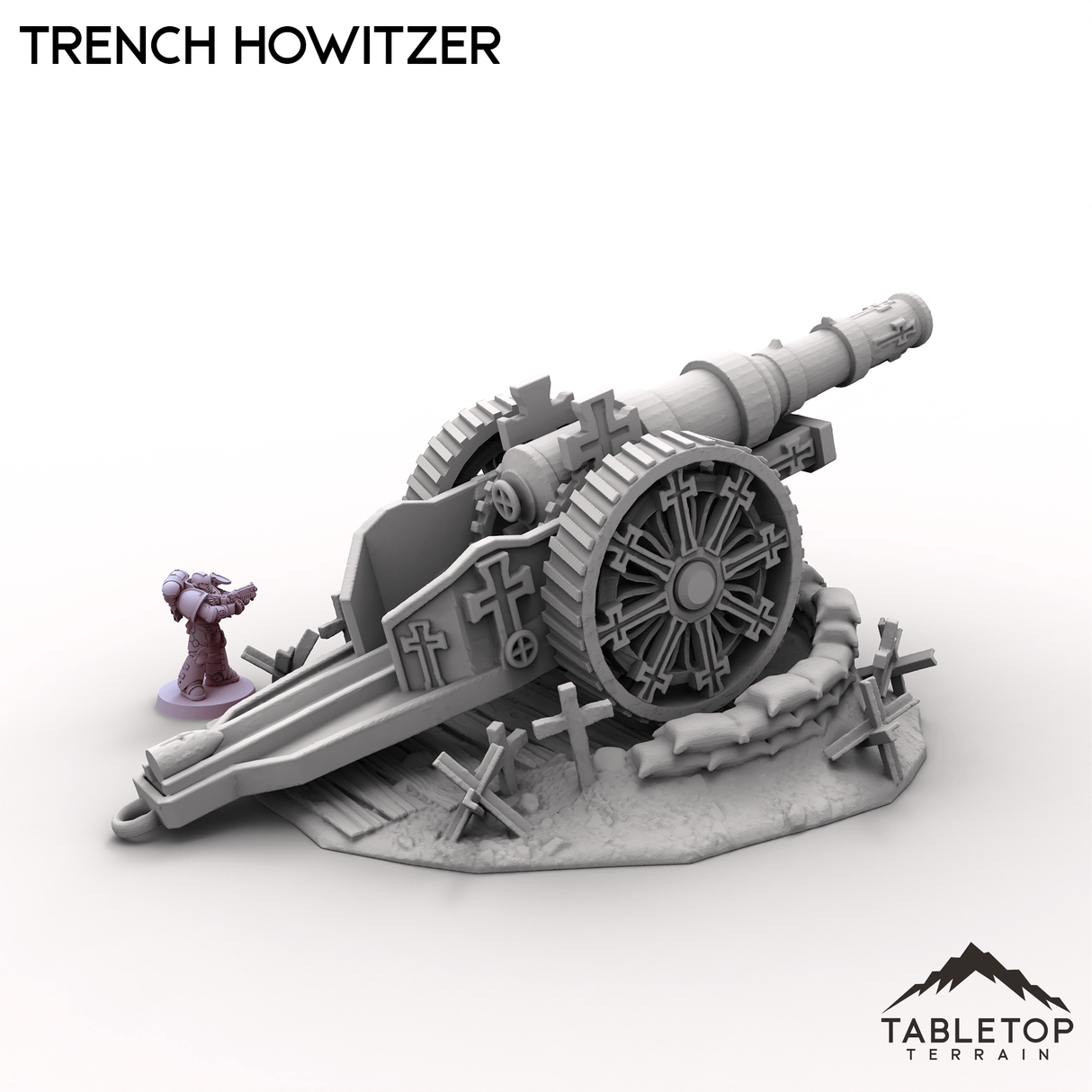 Tabletop Terrain Terrain Trench Howitzer