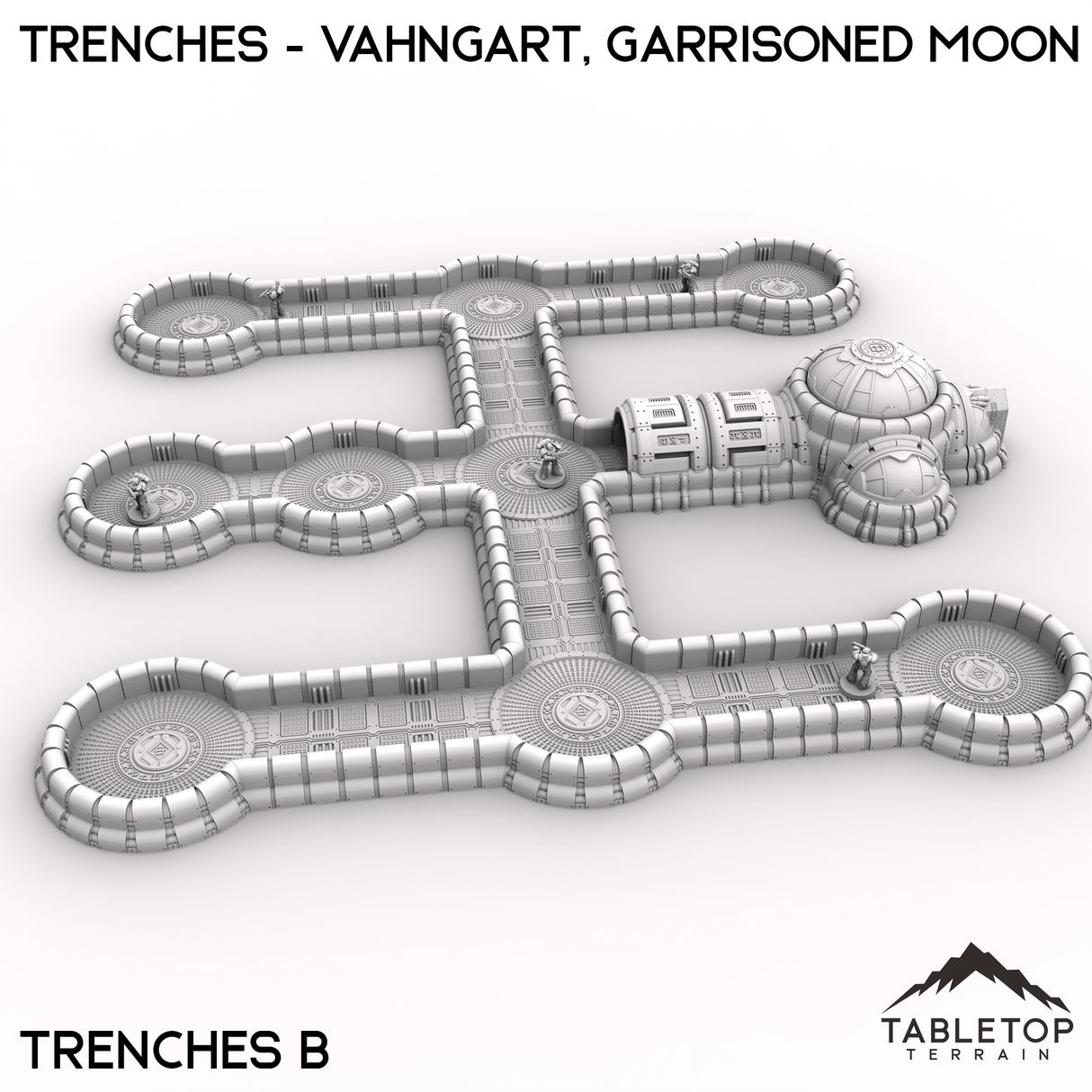 Tabletop Terrain Terrain Trenches - Vahngart, Garrisoned Moon