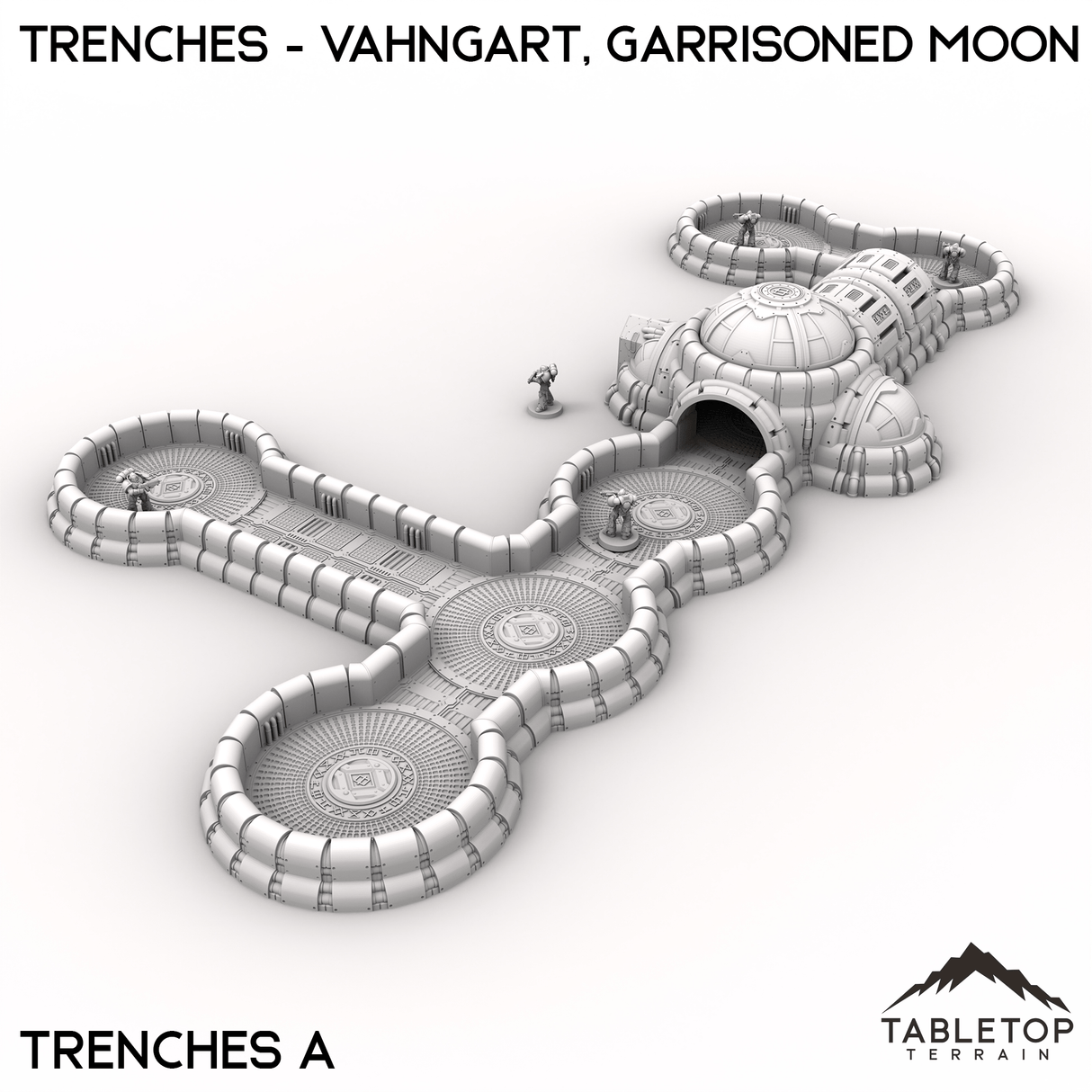 Tabletop Terrain Terrain Trenches - Vahngart, Garrisoned Moon