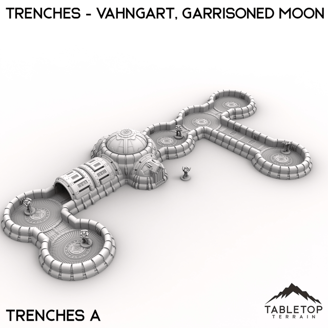 Tabletop Terrain Terrain Trenches - Vahngart, Garrisoned Moon