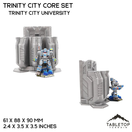 Tabletop Terrain Terrain Trinity City University HEXTECH Trinity City Core Set - 6mm