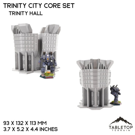Tabletop Terrain Terrain Trinity Hall HEXTECH Trinity City Core Set - 6mm