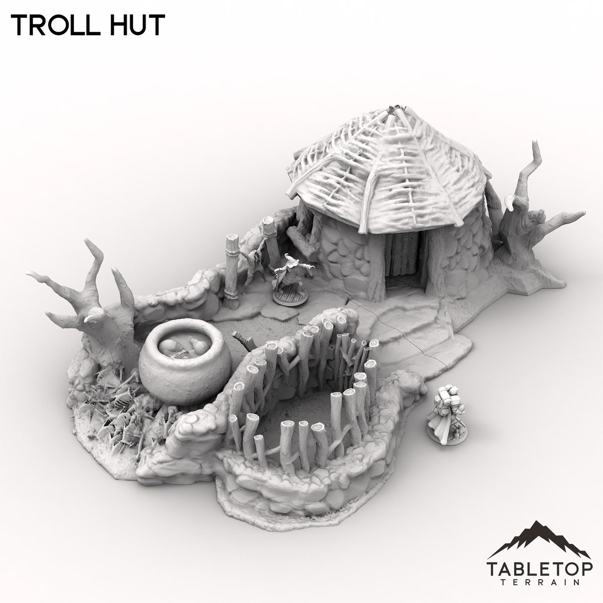 Tabletop Terrain Terrain Troll Hut