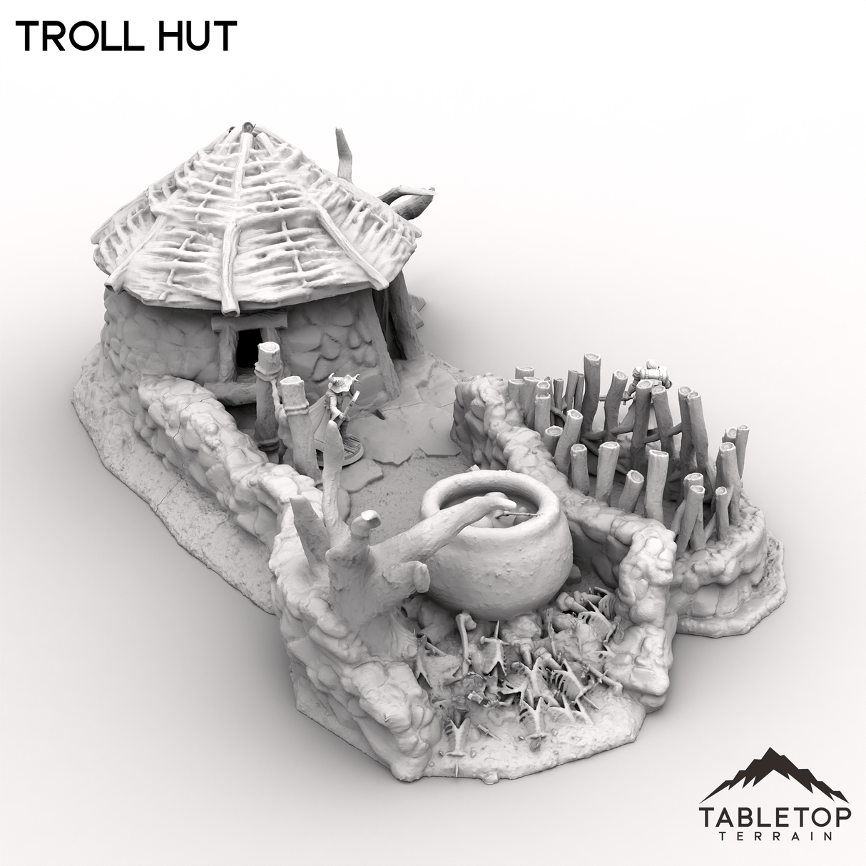 Tabletop Terrain Terrain Troll Hut