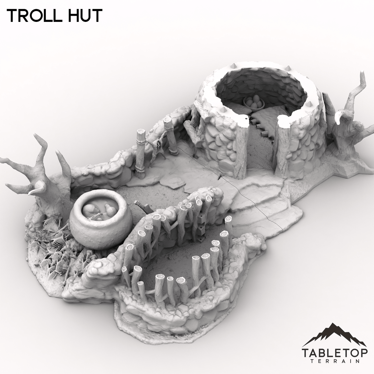 Tabletop Terrain Terrain Troll Hut