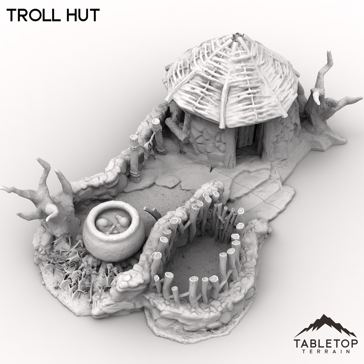 Tabletop Terrain Terrain Troll Hut