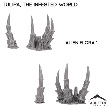 Tabletop Terrain Terrain Tulipa, The Infested World