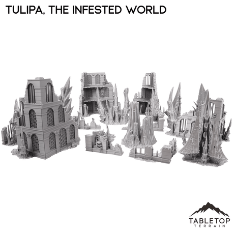 Tabletop Terrain Terrain Tulipa, The Infested World