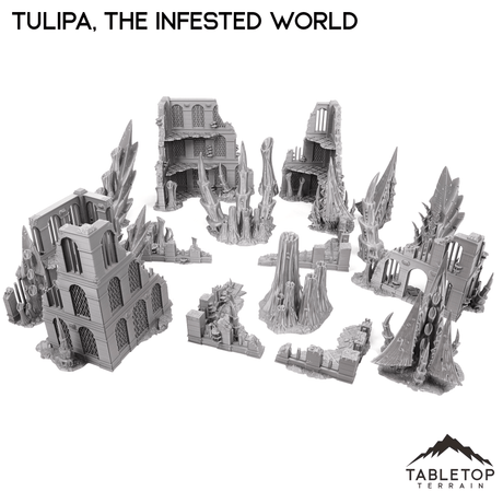 Tabletop Terrain Terrain Tulipa, The Infested World