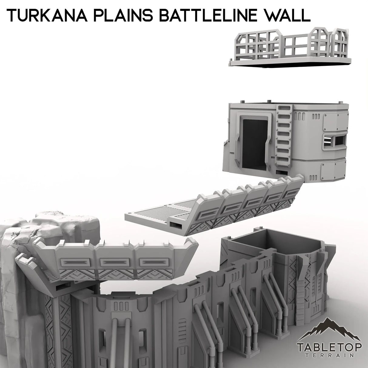 Tabletop Terrain Terrain Turkana Plains Battleline Wall