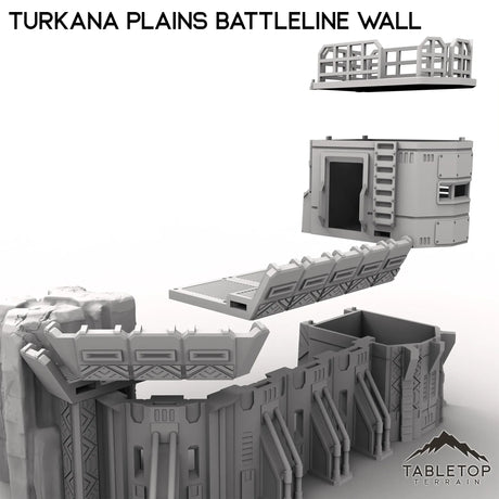 Tabletop Terrain Terrain Turkana Plains Battleline Wall