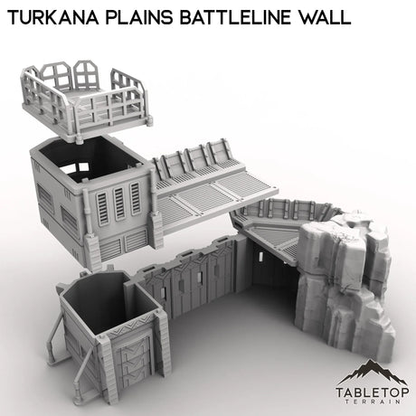 Tabletop Terrain Terrain Turkana Plains Battleline Wall