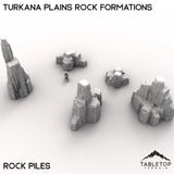 Tabletop Terrain Terrain Turkana Plains Rock Formations