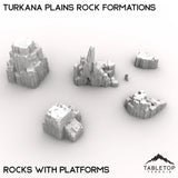 Tabletop Terrain Terrain Turkana Plains Rock Formations