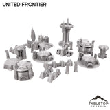 Tabletop Terrain Terrain United Frontier Greater Good 8mm Small Scale Terrain Pack