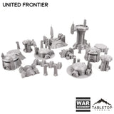 Tabletop Terrain Terrain United Frontier Greater Good 8mm Small Scale Terrain Pack