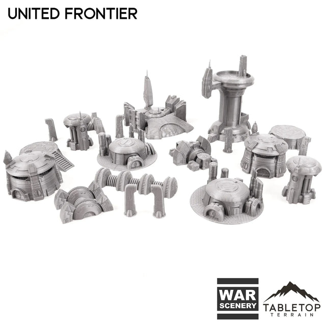 Tabletop Terrain Terrain United Frontier Greater Good 8mm Small Scale Terrain Pack